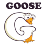 Alphabet Goose Sticker