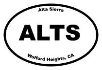 Alta Sierra Oval Sticker