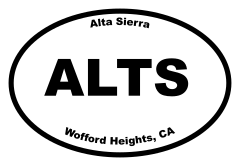 Alta Sierra Oval Sticker