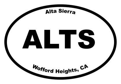Alta Sierra Oval Sticker