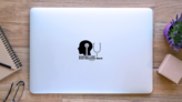 Alzheimer’s And Brain Awareness Month Health Sticker on a Laptop (New) example