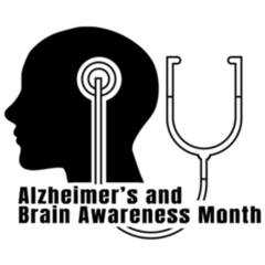 Alzheimer’s And Brain Awareness Month Health Sticker