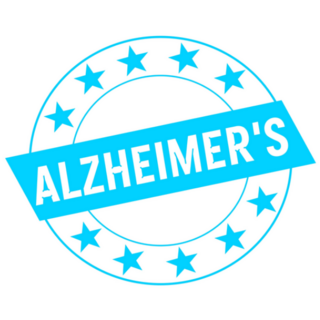 Alzheimers Awareness Stamp Sticker