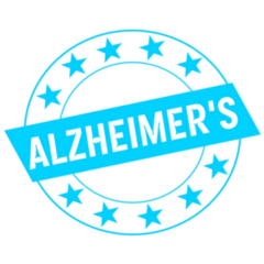 Alzheimers Awareness Stamp Sticker