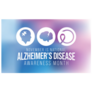 Alzheimers Disease Awareness Month Poster Sticker
