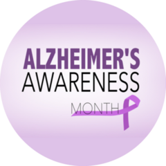 Alzheimers Disease Awareness Month Sticker
