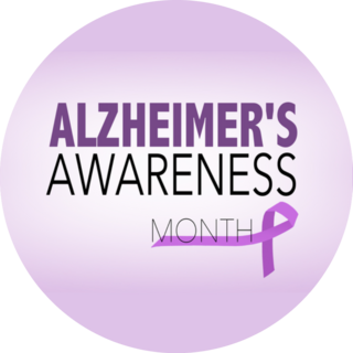 Alzheimers Disease Awareness Month Sticker