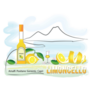Amalfi Coast Lemon Of Sorrento Limoncello Liquor Sticker