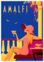 Amalfi, Italy Stamp Sticker