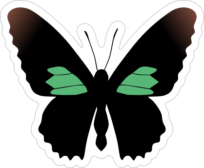 Amazing Butterfly Sticker