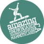 Amazing Snowboard Mammoth Lakes CA Sticker