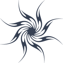 Amazing Tribal Flames Sticker