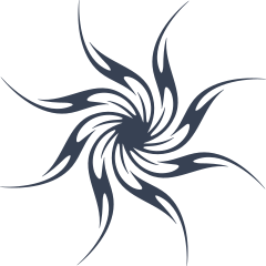 Amazing Tribal Flames Sticker