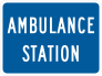Ambulance Station Sticker