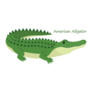 American Alligator Cute Animal Sticker