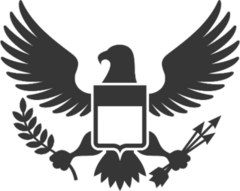 American Eagle and Shield Sticker