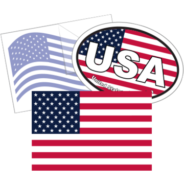 American Flag Decals & Stickers for Your Truck or Car