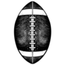 American Football Ball Illustration Sticker