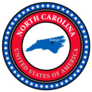 American Label Of North Carolina Sticker