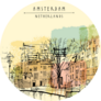 Amsterdam, Netherlands View Of Old Center With Bicycles Sticker