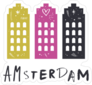 Amsterdam Postcard Sticker
