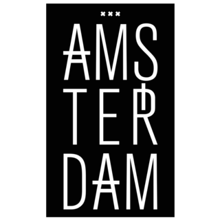 Amsterdam Text Netherlands Sticker