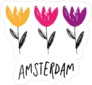 Amsterdam Tulip Sticker
