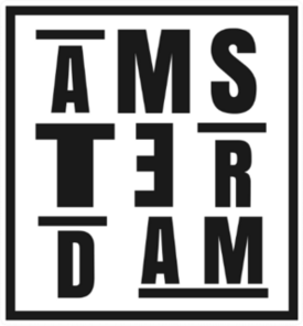 Amsterdam Typography Sticker