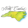 An Illustrated Map Of North Carolina Sticker