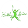 An Image Of A Healthy Spine Background Icon Sticker