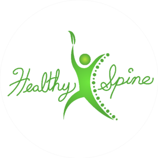 An Image Of A Healthy Spine Background Icon Sticker