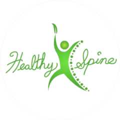 An Image Of A Healthy Spine Background Icon Sticker