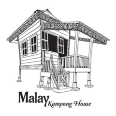 An Outline Of A Malay Traditional House Sticker