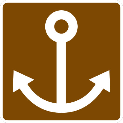 Anchor Sign Sticker