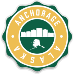 Anchorage, Ak, Usa Badge Sticker