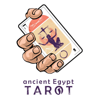 Ancient Egypt Tarot Illustration Sticker