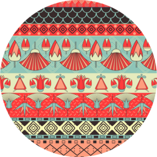 Ancient Egyptian Ornament Tribal Pattern Sticker