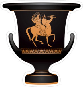 Ancient Greek Vase Centaur Sticker