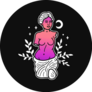 Ancient Greek Venus Gradient Statue Illustration Sticker