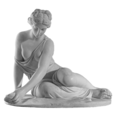 Ancient Marble Statue Of A Nude Woman Antique Sticker