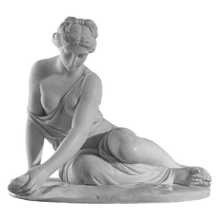 Ancient Marble Statue Of A Nude Woman Antique Sticker
