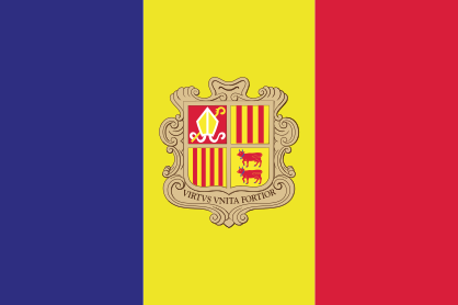 Andorra Flag Sticker