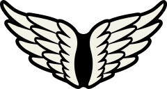 Angel or Bird Wings Sticker