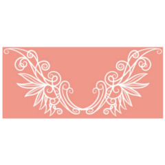 Angelic Wings On Peach Sticker