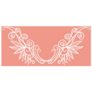 Angelic Wings On Peach Sticker