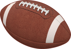 Angled Football Magnet