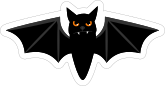 Angry Bat Sticker