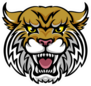 Angry Bobcat Mascot Sticker