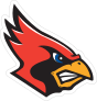 Angry Cardinal Head Mascot Sticker