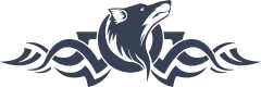 Angry Coyote Design Sticker
